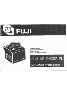 Fujifilm AE Finder FL manual. Camera Instructions.